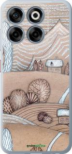 Силиконовый чехол Сказочные холмы для ZTE Nubia V70 - 4749u-4083 изображение 