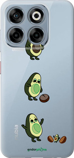 Силіконовий чехол Авокадо 1 для ZTE Nubia V70 - 4857u-4083 изображение 