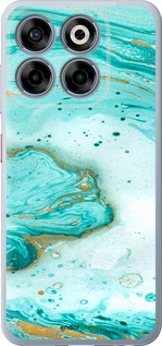 Силиконовый чехол Мраморный для ZTE Nubia V70 - 4895u-4083 изображение 