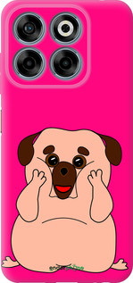 Силіконовий чехол Веселий мопс для ZTE Nubia V70 - 4908u-4083 изображение 