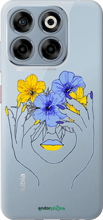 Силиконовый чехол Девушка v4 для ZTE Nubia V70 - 5276u-4083 изображение 