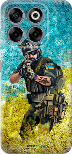 Силиконовый чехол Воин ЗСУ для ZTE Nubia V70 - 5311u-4083 изображение 