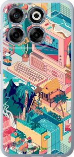 Силиконовый чехол № 5393 для ZTE Nubia V70 - 5393u-4083 изображение 