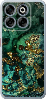 Силиконовый чехол Мрамор золото богатство для ZTE Nubia V70 - 5419u-4083 изображение 