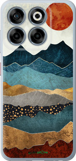 Силиконовый чехол Закат горы для ZTE Nubia V70 - 5434u-4083 изображение 