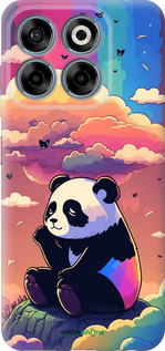 Силиконовый чехол Панда в облаках для ZTE Nubia V70 - 5585u-4083 изображение 