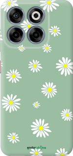 Силиконовый чехол Ромашки v4 для ZTE Nubia V70 - 5603u-4083 изображение 