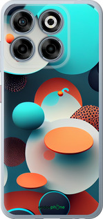 Силиконовый чехол Горошек абстракция для ZTE Nubia V70 - 5608u-4083 изображение 