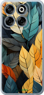 Силіконовий чехол Кольорове листя для ZTE Nubia V70 - 5644u-4083 изображение 