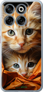 Силіконовий чехол Котики 2 для ZTE Nubia V70 - 5664u-4083 изображение 