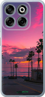 Силиконовый чехол Пальмы для ZTE Nubia V70 - 5873u-4083 изображение 