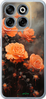 Силіконовий чехол Оранжеві троянди для ZTE Nubia V70 - 5944u-4083 изображение 