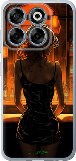 Силиконовый чехол Чехол для телефона Девушка в баре для ZTE Nubia V70 - 5947u-4083 изображение 