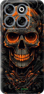 Силіконовий чехол Череп для ZTE Nubia V70 - 5952u-4083 изображение 