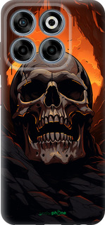 Силиконовый чехол Череп в пещере для ZTE Nubia V70 - 5959u-4083 изображение 