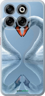 Силіконовий чехол Лебеді для ZTE Nubia V70 - 6007u-4083 изображение 