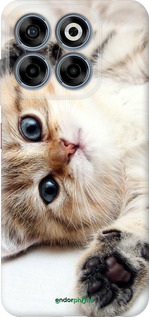 Силиконовый чехол Котик для ZTE Nubia V70 - 6024u-4083 изображение 