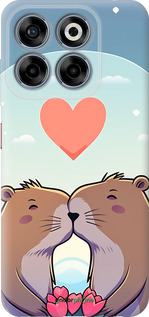 Силиконовый чехол Капибара любовь для ZTE Nubia V70 - 6027u-4083 изображение 