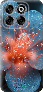 Силиконовый чехол Роса на цветке для ZTE Nubia V70 - 6039u-4083 изображение 