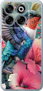 Силиконовый чехол Сказочная колибри для ZTE Nubia V70 - 6051u-4083 изображение 