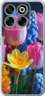 Силиконовый чехол Весенние цветы для ZTE Nubia V70 - 6058u-4083 изображение 