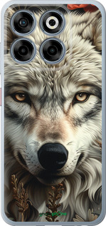 Силиконовый чехол Волчий взгляд для ZTE Nubia V70 - 6066u-4083 изображение 