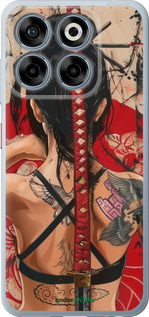 Силиконовый чехол Тайна катаны для ZTE Nubia V70 - 6074u-4083 изображение 