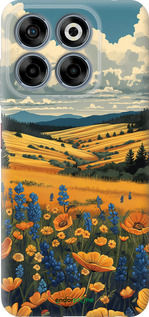 Силиконовый чехол Украинское поле для ZTE Nubia V70 - 6082u-4083 изображение 