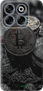 Силіконовий чехол Black Bitcoin для ZTE Nubia V70 - 6090u-4083 изображение 