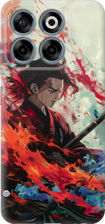 Силиконовый чехол Битва стихий для ZTE Nubia V70 - 6110u-4083 изображение 