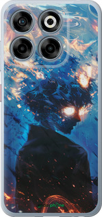 Силиконовый чехол Сатору Годжо для ZTE Nubia V70 - 6129u-4083 изображение 