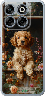 Силиконовый чехол Щенок cocker spaniel для ZTE Nubia V70 - 6136u-4083 изображение 