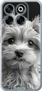 Силиконовый чехол Мальтипу на чорном фоне для ZTE Nubia V70 - 6156u-4083 изображение 