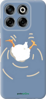 Силиконовый чехол Гусь ныряет для ZTE Nubia V70 - 6275u-4083 изображение 