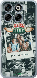 Силиконовый чехол Друзья для ZTE Nubia V70 - 6276u-4083 изображение 