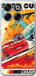 Силиконовый чехол Тачки для ZTE Nubia V70 - 6288u-4083 изображение 