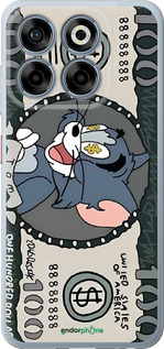 Силиконовый чехол Том и джерри для ZTE Nubia V70 - 6291u-4083 изображение 