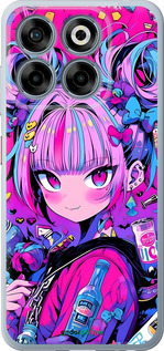 Силиконовый чехол Аниме милаха для ZTE Nubia V70 - 6314u-4083 изображение 