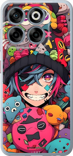 Силиконовый чехол Аниме парень для ZTE Nubia V70 - 6317u-4083 изображение 