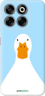 Силиконовый чехол Гусь для ZTE Nubia V70 - 6350u-4083 изображение 