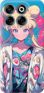 Силиконовый чехол Сейлор Мун 2 для ZTE Nubia V70 - 6351u-4083 изображение 