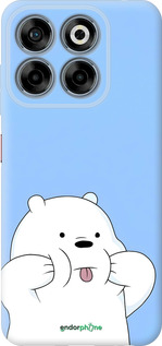 Силиконовый чехол Милый мишка для ZTE Nubia V70 - 6357u-4083 изображение 