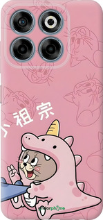 Силиконовый чехол Том и джерри 2 для ZTE Nubia V70 - 6359u-4083 изображение 