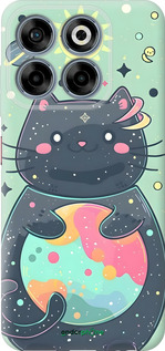 Силиконовый чехол Милый котик для ZTE Nubia V70 - 6364u-4083 изображение 