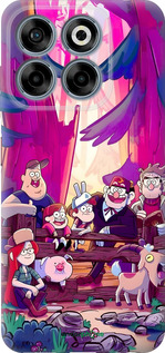 Силіконовий чехол Гравити Фолз для ZTE Nubia V70 - 6365u-4083 изображение 