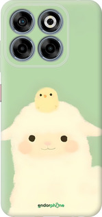 Силиконовый чехол Барашек и ципленок для ZTE Nubia V70 - 6369u-4083 изображение 