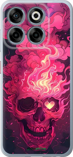 Силиконовый чехол Череп арт для ZTE Nubia V70 - 6385u-4083 изображение 