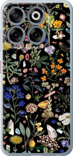 Силиконовый чехол С цветами для ZTE Nubia V70 - 6422u-4083 изображение 