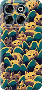 Силіконовий чехол Із зображенням котиків для ZTE Nubia V70 - 6429u-4083 изображение 