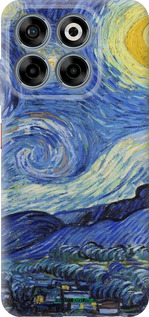 Силиконовый чехол «Звездная ночь» Винсента Ван Гога для ZTE Nubia V70 - 6433u-4083 изображение 